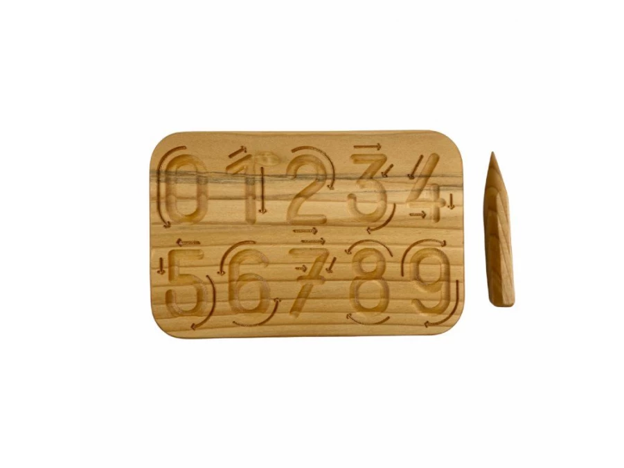 Utukutu Number Tracing Board | Montessori Aids