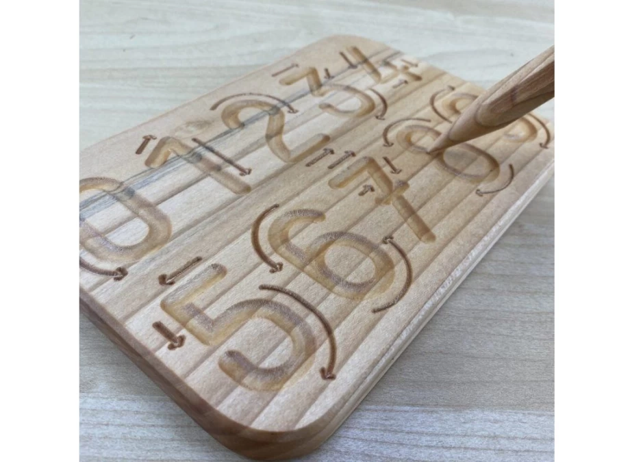 Utukutu Number Tracing Board | Montessori Aids
