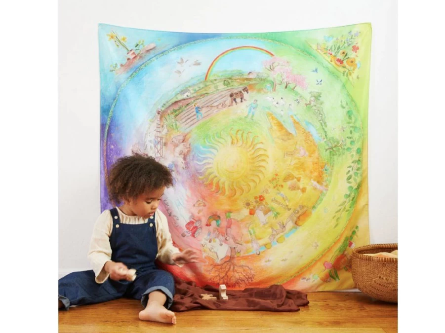 Utukutu Silk Scarf A Year On The Farm | Toys