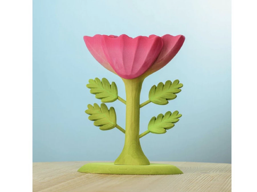 Utukutu Large Pink Wooden Flower | Toys