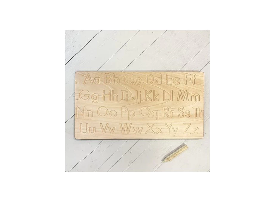 Utukutu Writing Tracing Chart - Lower And Uppercase Letters | Montessori Aids