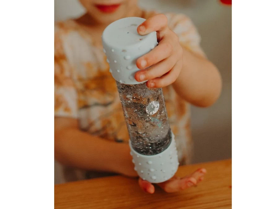 Utukutu Sensory Bottle, Light Blue | Toys