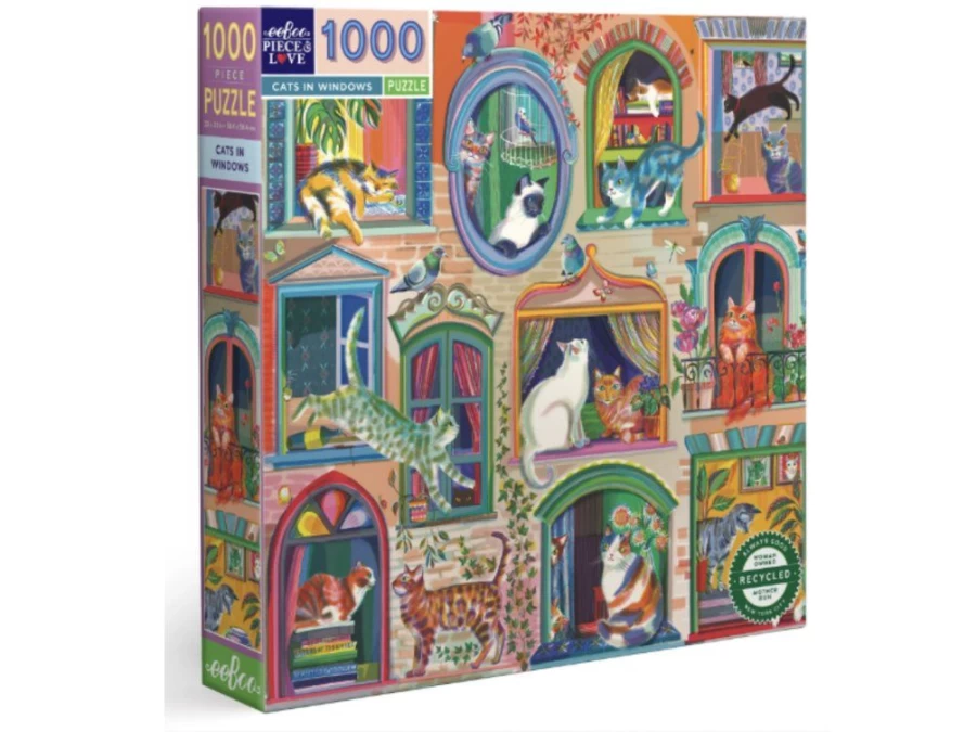 Utukutu Cats In The Window 1000 Pieces | Toys