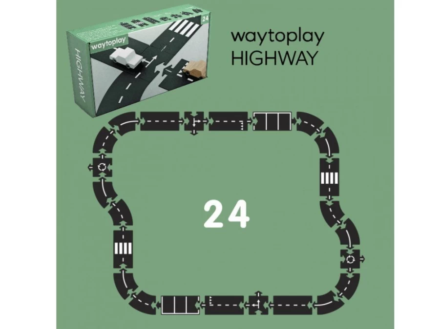 Utukutu Highway (24 Pieces) | Toys