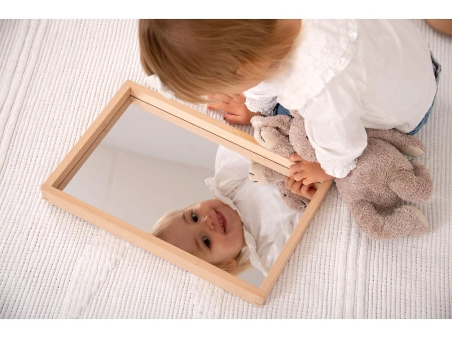Utukutu Small Wooden Mirror Tray | Toys
