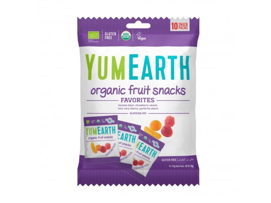 Utukutu Yumearth Bio Fruit Jelly Candies Mini Pack - Mix Of Flavors, 10X19.8 G - 198G | Sweets