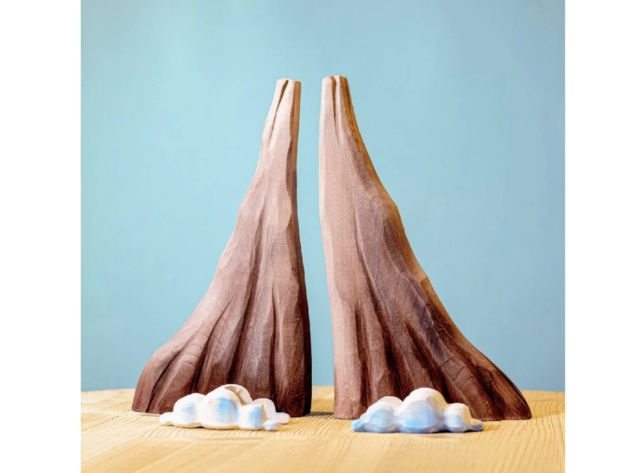 Utukutu Set Vulcan, Lava Si Nori (Volcano, Lava And Clouds) | Toys