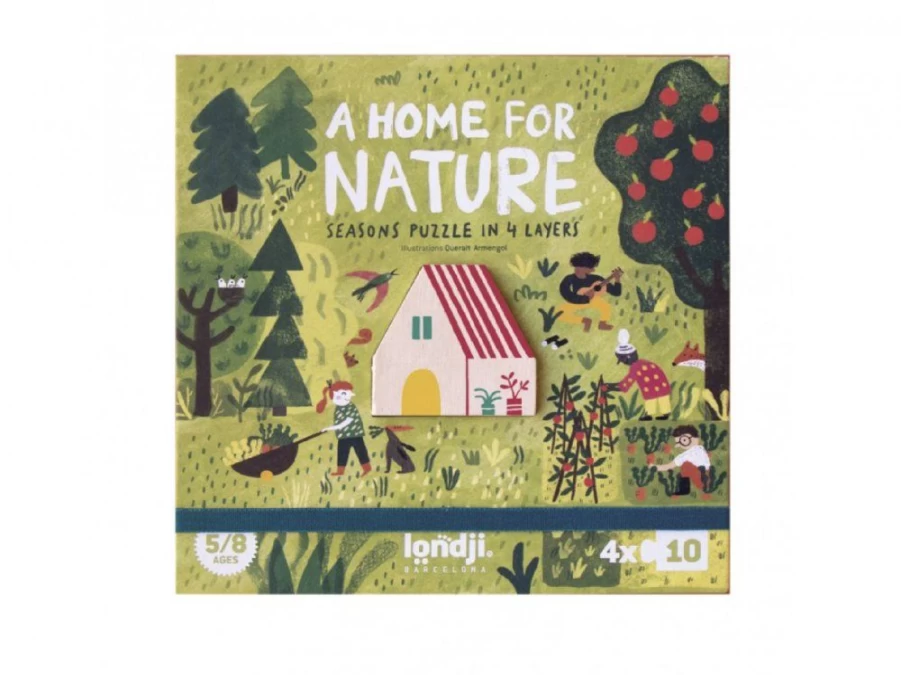 Utukutu Puzzle Home Of Nature - 40 Pieces | Toys