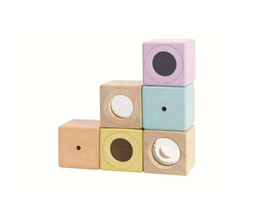 Utukutu Sensory Cubes (6 Pcs) "Planlifestyle" | Toys