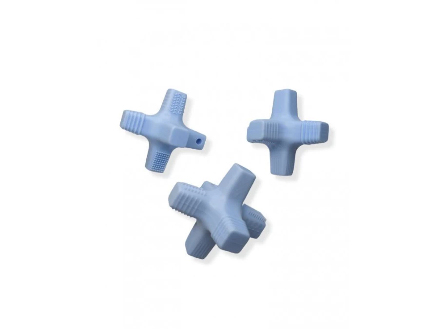 Utukutu Silicone Teether 5 In 1 - Blue | Toys