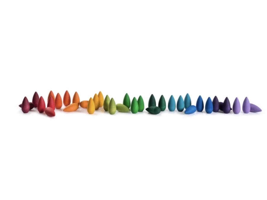 Utukutu Mandala Rainbow Snowflakes Wooden | Toys