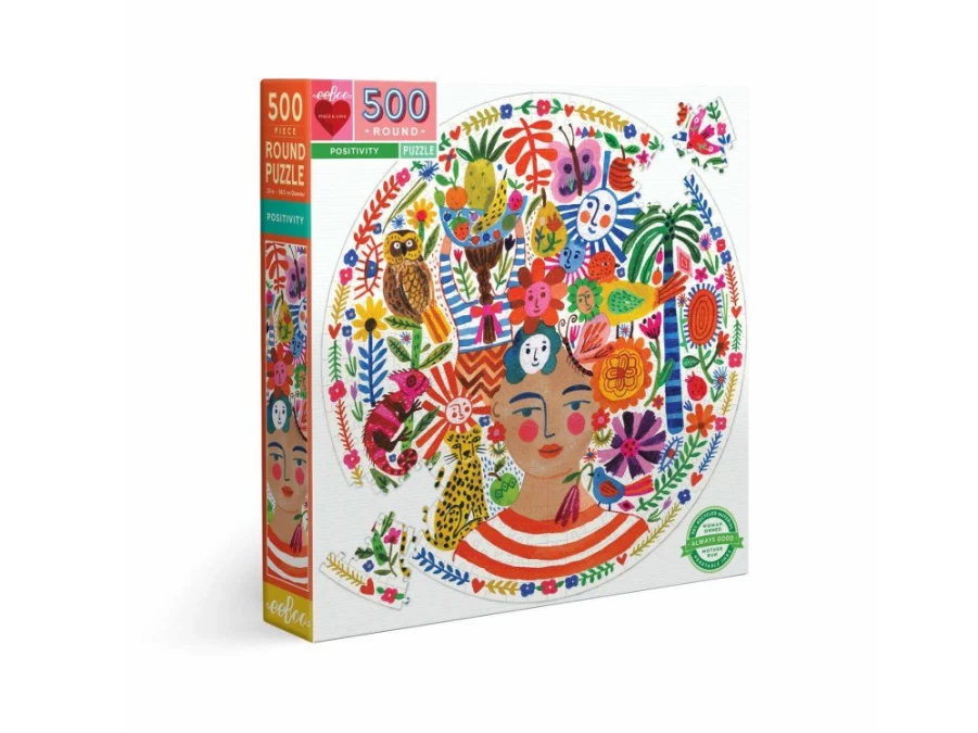 Utukutu Positivity 500 Piece Round Puzzle | Toys