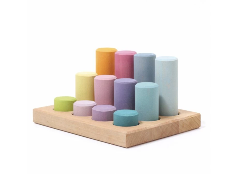 Utukutu Stacking Game Small Rainbow Rollers | Toys