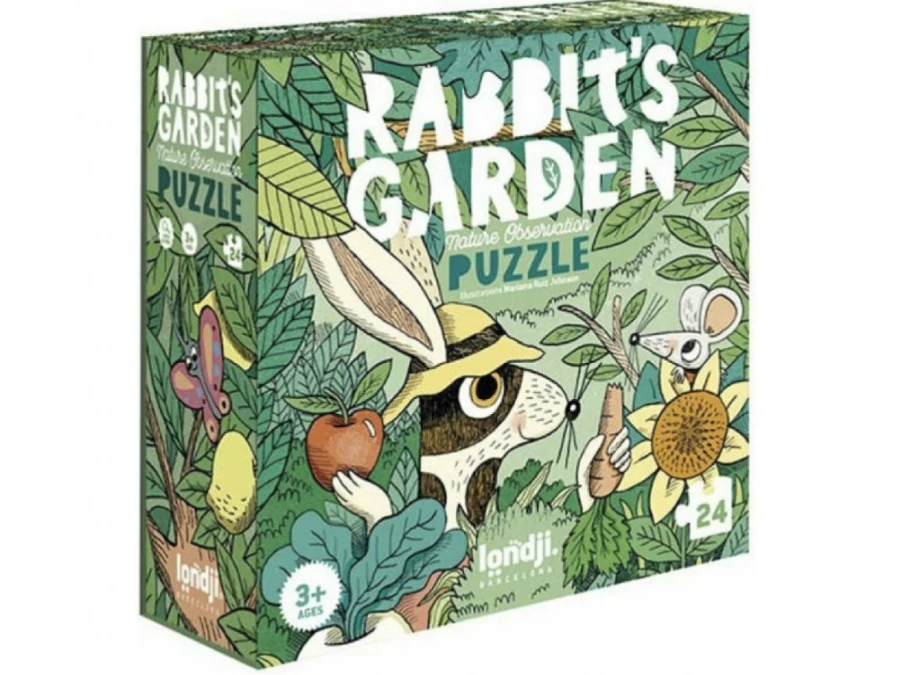 Utukutu Puzzle Rabbit'S Garden 24 Pieces | Toys
