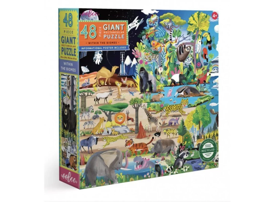 Utukutu Floor Puzzle In Nature 48 Pieces | Toys