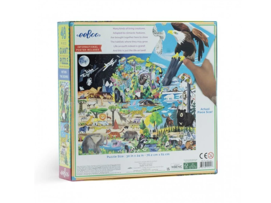 Utukutu Floor Puzzle In Nature 48 Pieces | Toys