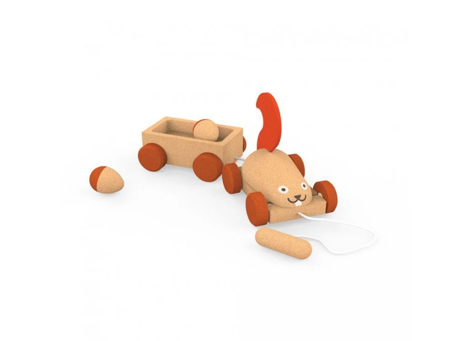 Utukutu Cork Pulling Hen With Tow | Toys