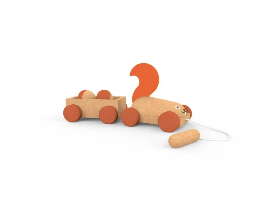 Utukutu Cork Pulling Hen With Tow | Toys