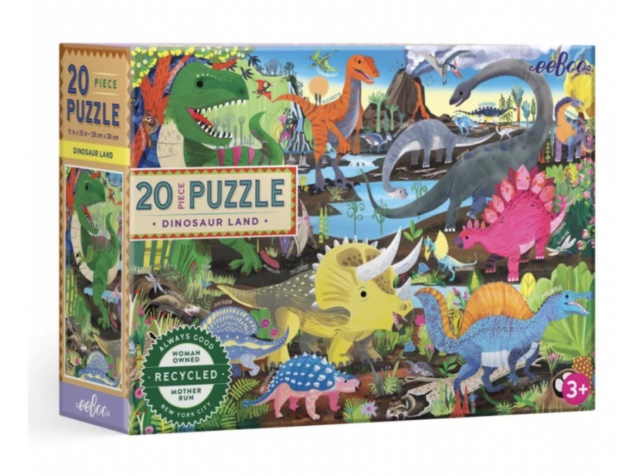 Utukutu Puzzle - Dinosaur World 20 Pieces | Toys
