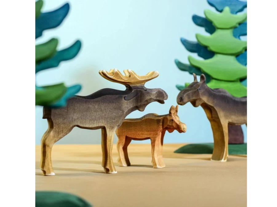 Utukutu Wooden Animal Moose | Toys