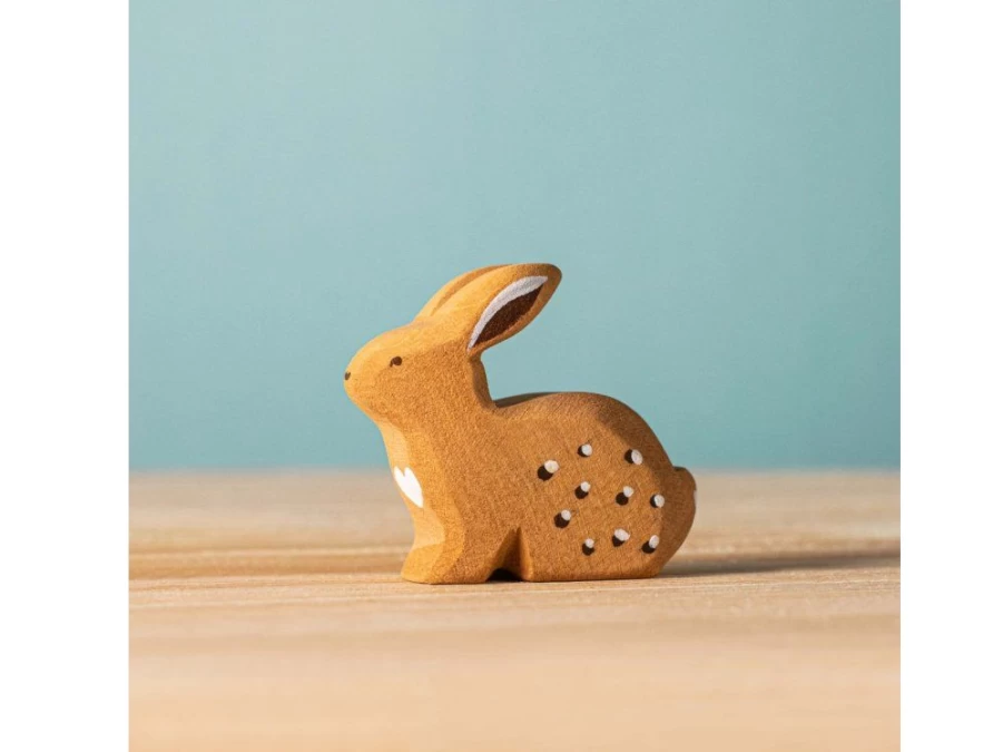 Utukutu Wooden Animal Sitting Bunny | Toys