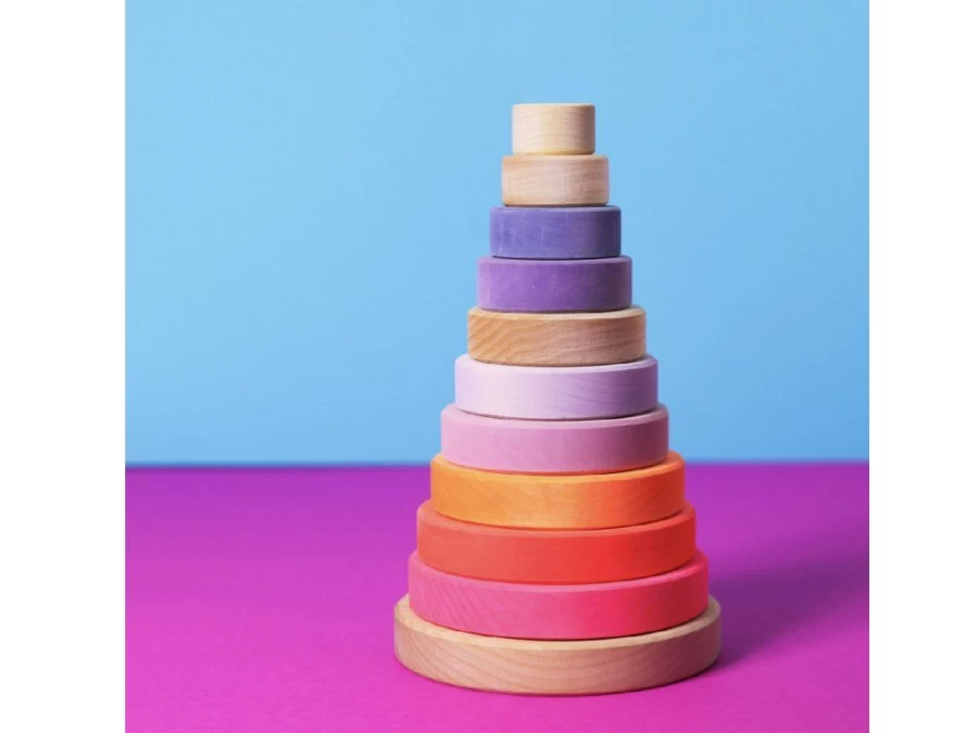 Utukutu Conical Tower Neon Green | Toys