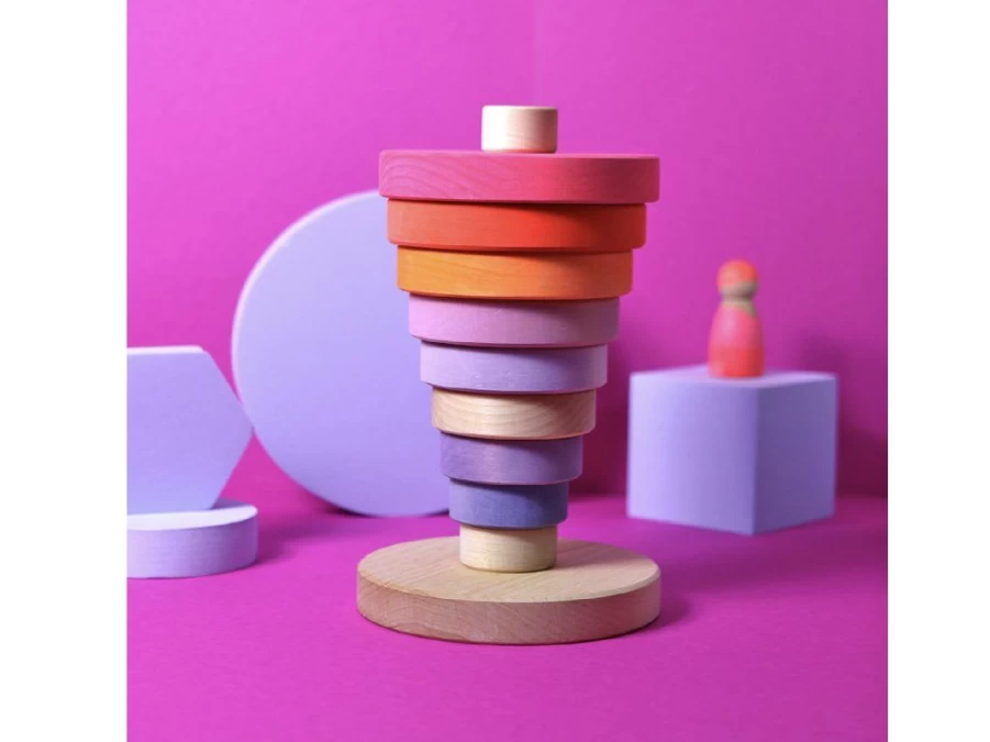 Utukutu Conical Tower Neon Green | Toys