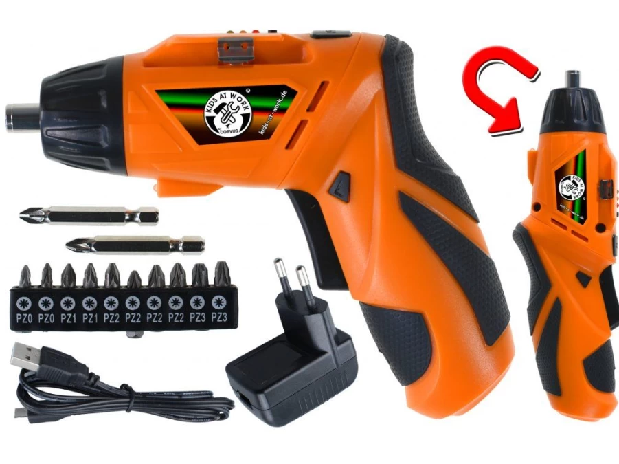 Utukutu Battery Screwdriver With Lithium Charger | Children'S Tools