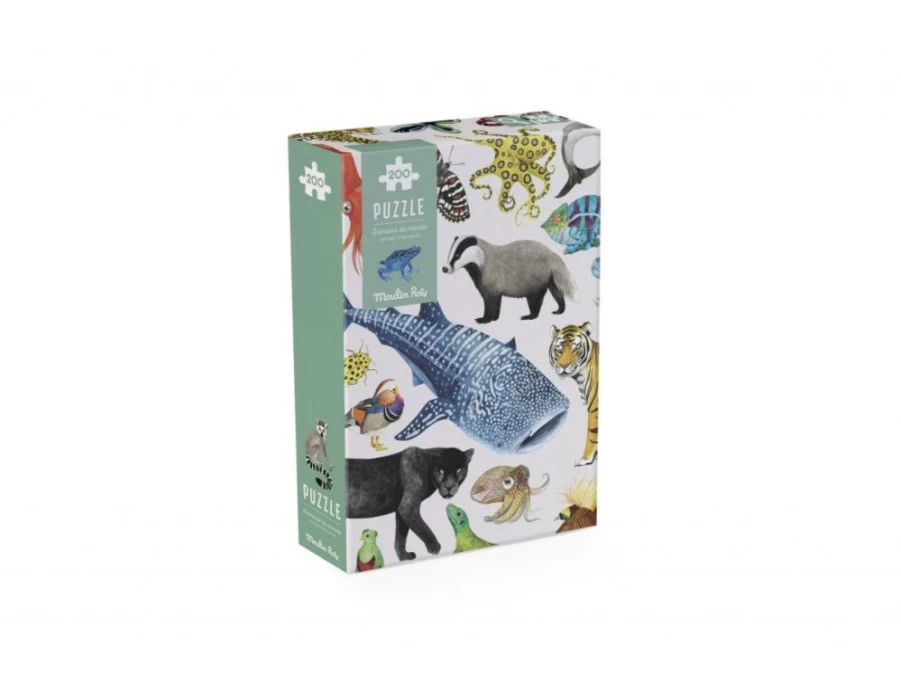 Utukutu Puzzle Animals Of The World 200 Pieces | Toys