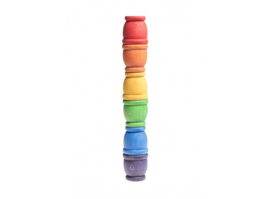 Utukutu Rainbow Sorting Cups (6 Pcs) | Toys