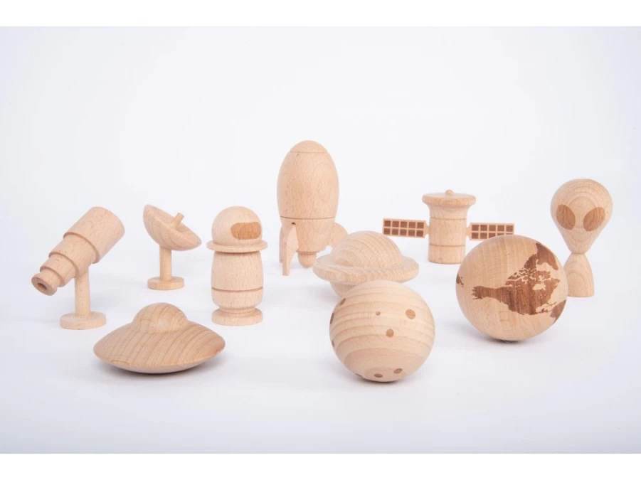 Utukutu Wooden Space Adventure Pk10 | Toys