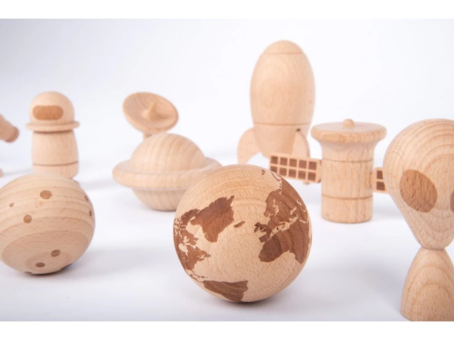 Utukutu Wooden Space Adventure Pk10 | Toys