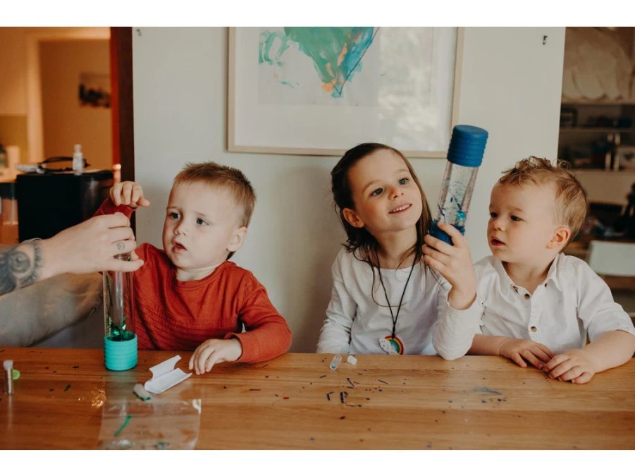 Utukutu Sensory Bottle, Pink | Toys
