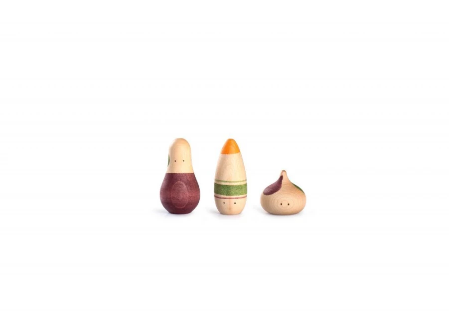 Utukutu Ooh-Lala! Wooden Toys (3Pcs) | Toys
