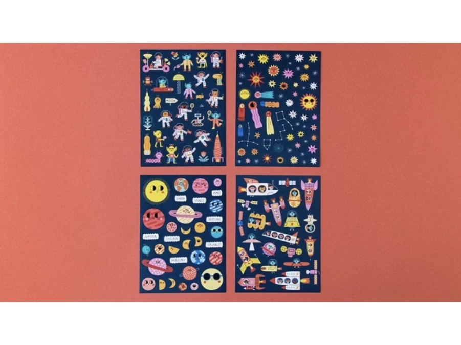 Utukutu Removable Stickers - Space | Toys