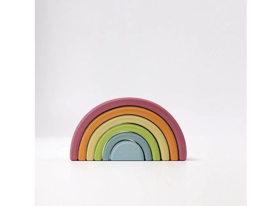 Utukutu Wooden Puzzle Small Rainbow | Toys