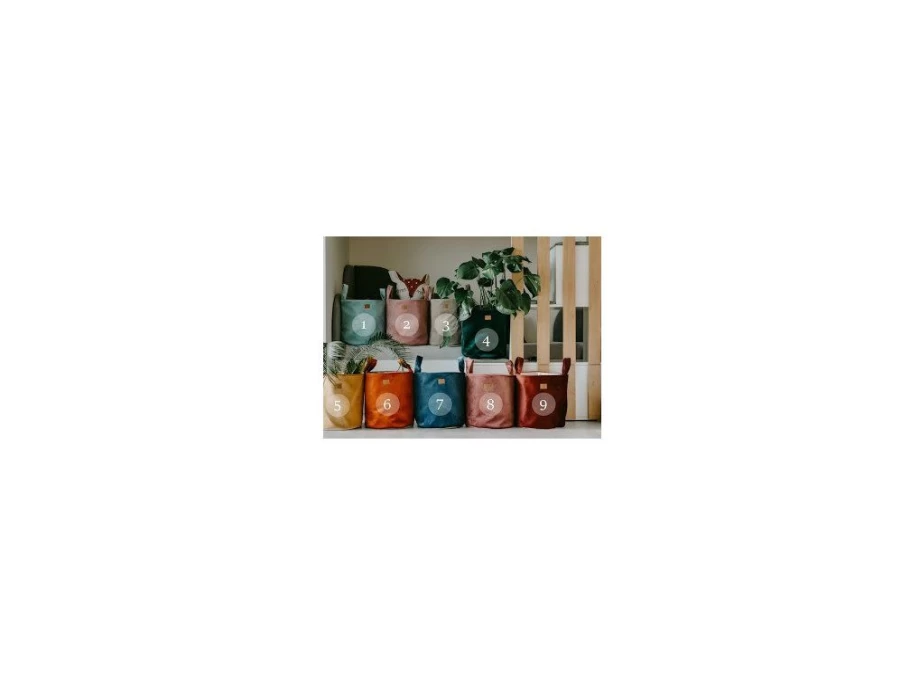 Utukutu Toy Basket, Velvet Jungle, Various Colors | Children'S Room Accessories