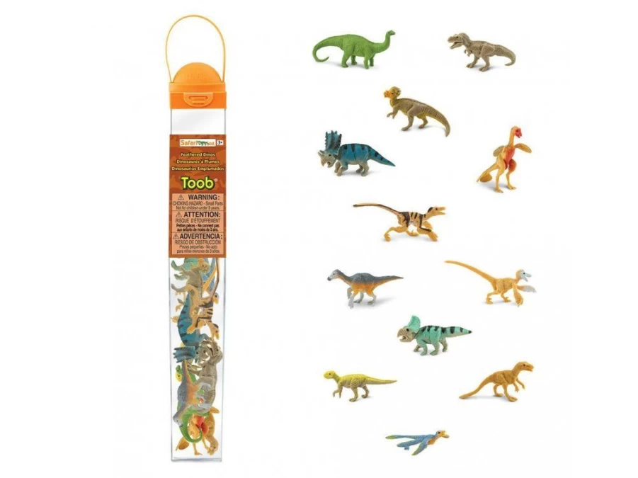 Utukutu Safari Ltd. Tuba - Feathered Dinosaurs | Toys