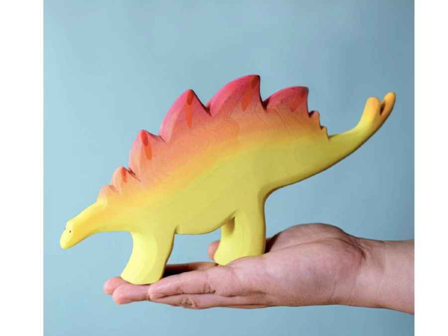 Utukutu Large Wooden Stegosaurus Dinosaur | Toys