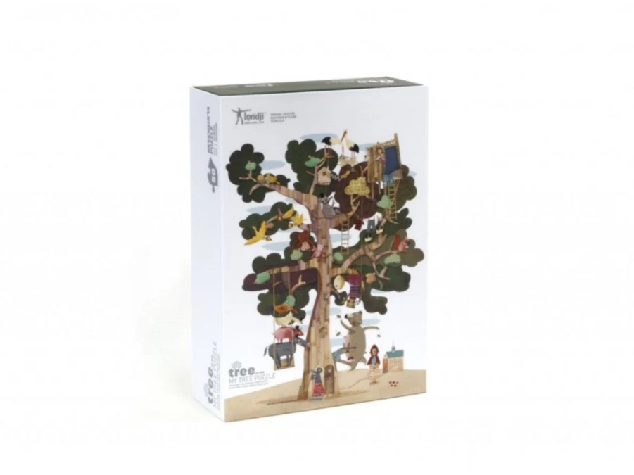 Utukutu Double-Sided Large Puzzle Tree 50 Pieces | Toys