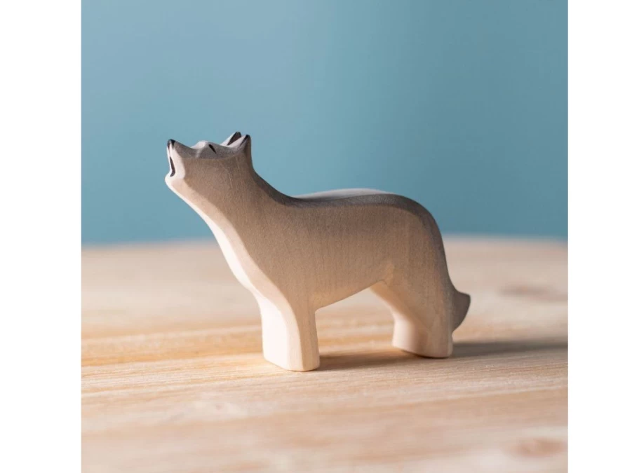 Utukutu Wooden Animal Howling Wolf | Toys