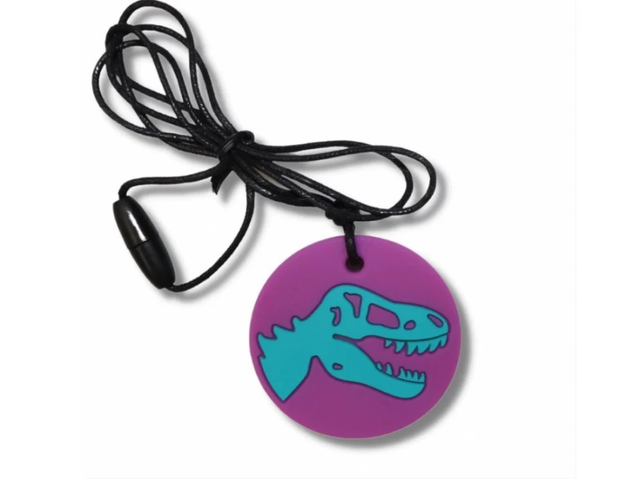 Utukutu Calming Pendant Dinosaur, Purple | Toys