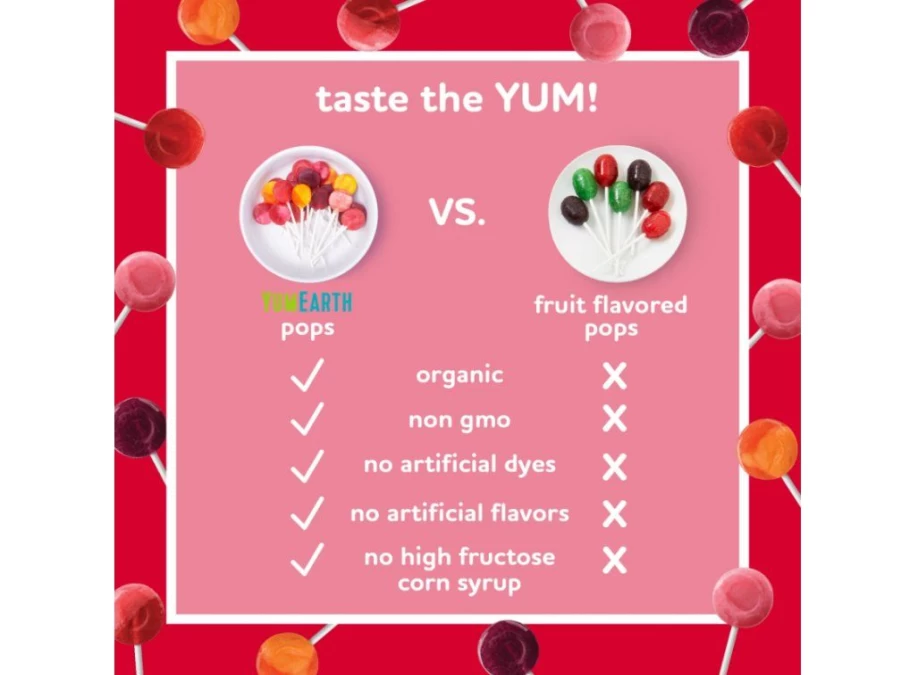 Utukutu Bio Fruit Lollipop Strawberry | Sweets
