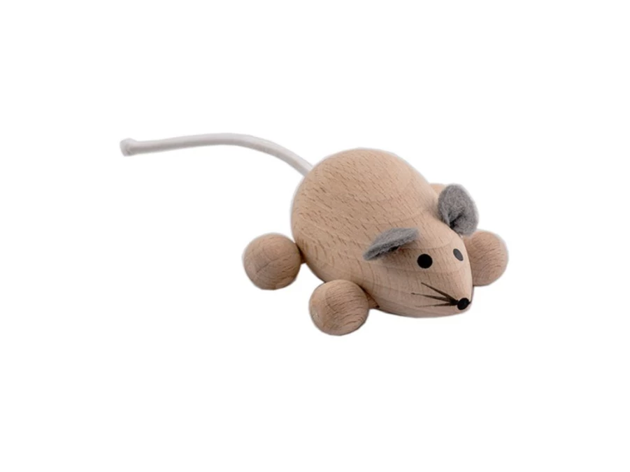 Utukutu Natural Wooden Mouse | Toys