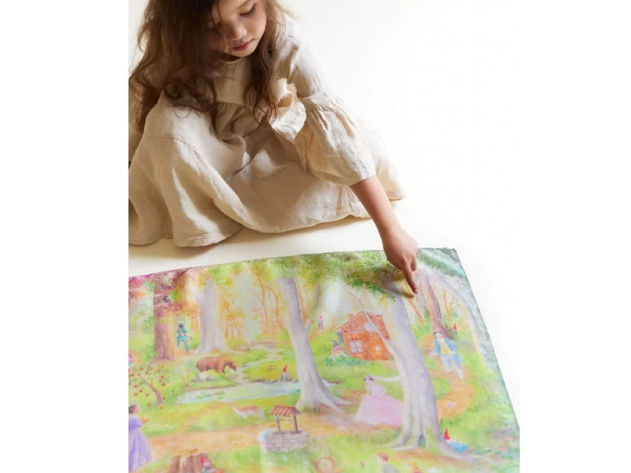 Utukutu Silk Scarf Search And Find - Fairy Tale | Toys