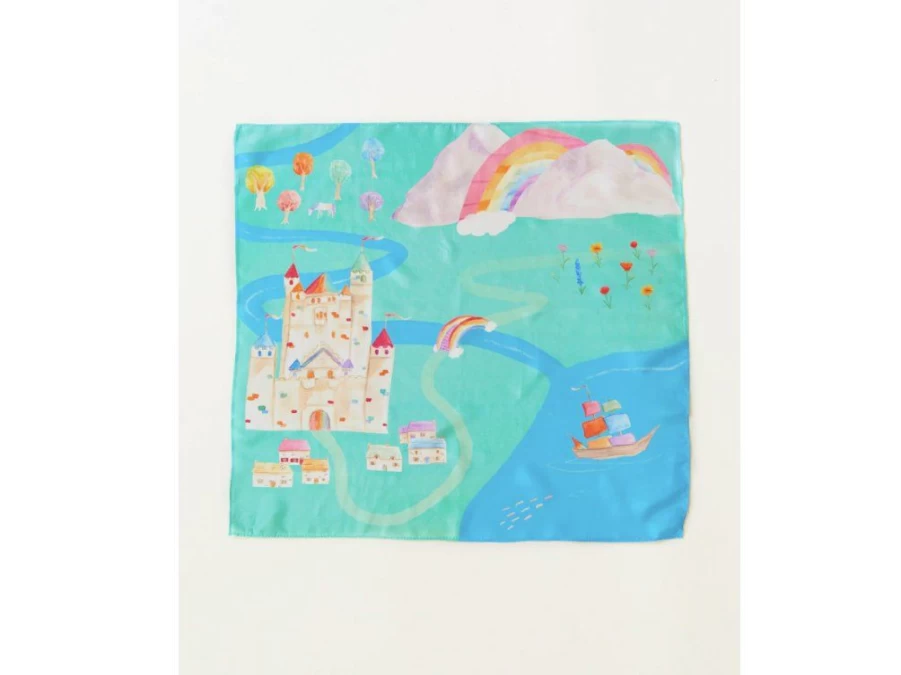 Utukutu Rainbow World Silk Scarf | Toys