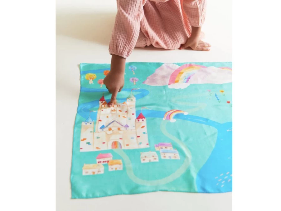 Utukutu Rainbow World Silk Scarf | Toys