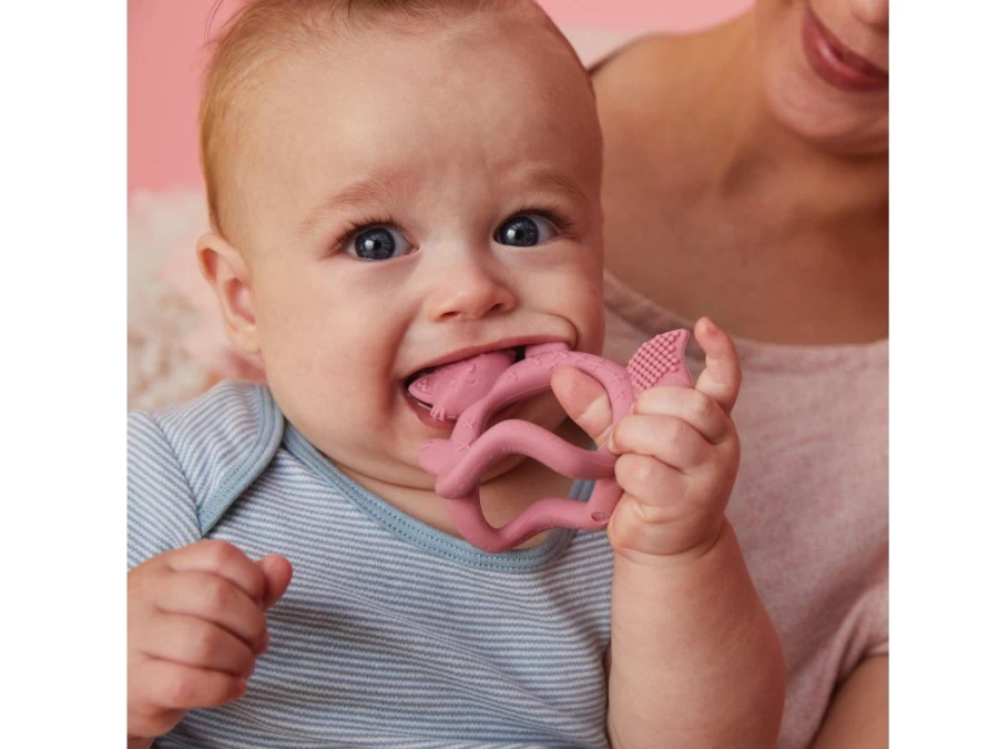 Utukutu Hand Teether - Pink | Toys