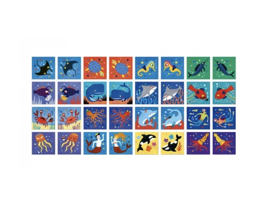 Utukutu Pexeso - Animals Of The Oceans | Toys