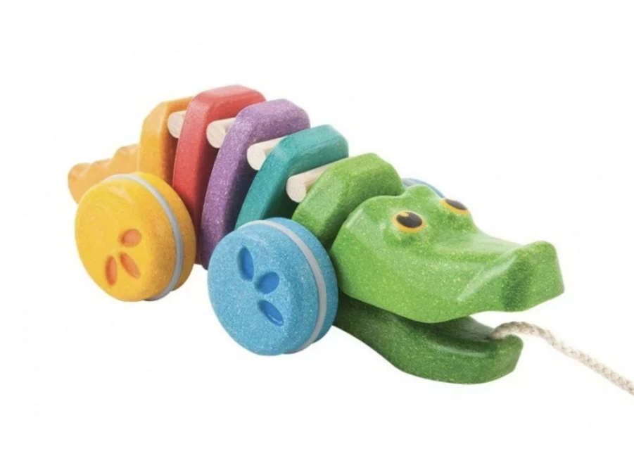 Utukutu Dragging Dancing Rainbow Crocodile | Toys